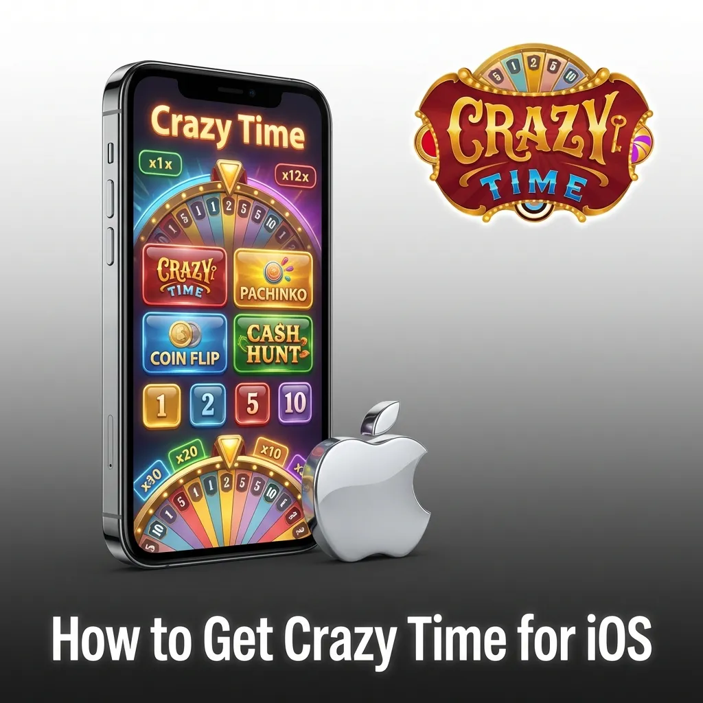 iPhone screen showing Safari “Share” menu with “Add to Home Screen” highlighted to create a Crazy Time casino shortcut icon